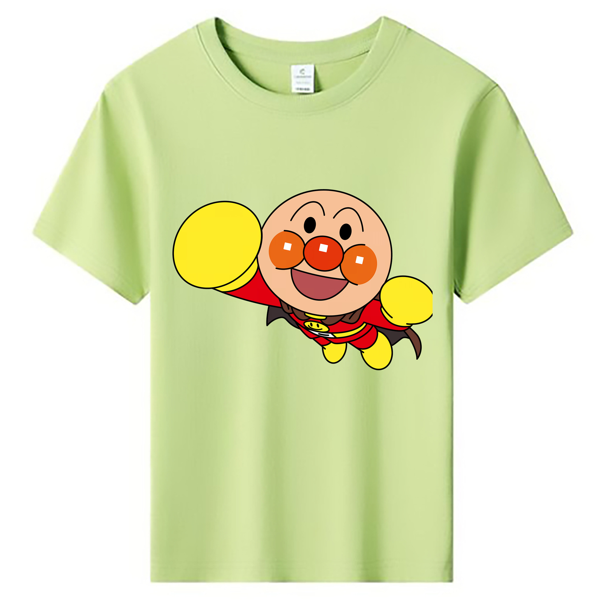 （画像用） アンパンマン Anpanman 綿100％キッズTシャツ（フロントプリント）
